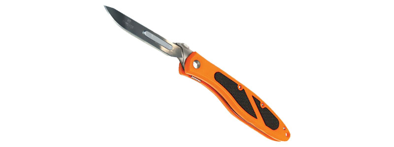 This is a product image of a Havalon Piranta Edge knife.