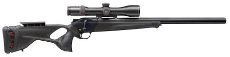 This is a product image of a Blaser R8 bolt action rifle.